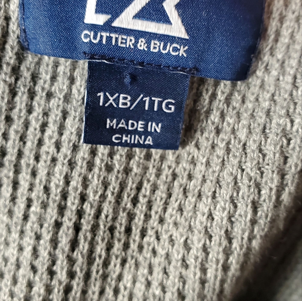 Cutter & Buck Saturday Cotton Blend Mens Crew Neck Sweatshirt size 1XB/ 1TG - Picture 7 of 7